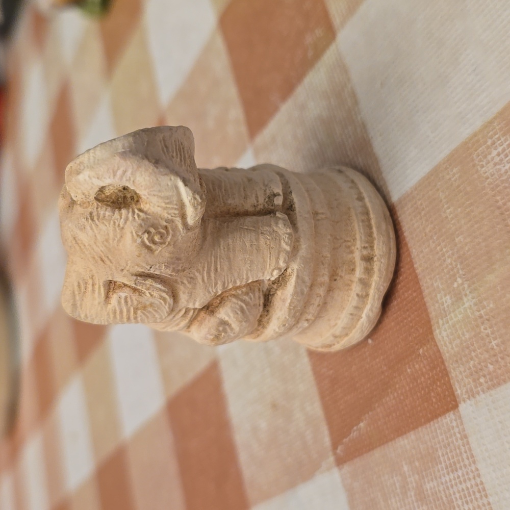 Elephant on Pillar Figurine/Chess piece